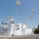 Illustration for article titled Why an Artist Totally Whitewashed This LA Motel—Palm Trees and All